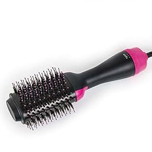 hair air brushes multifunctional volumizer rotating comb dryer rated straightening brush styling blackpink