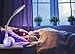 WILIT Study Desk Lamp, Touch Table Lamp with Flexible Gooseneck, Bedside LED Night Light with 8 RGB Modes, 3 Brightness Levels Adjustable Eye-Caring Nightstand Light