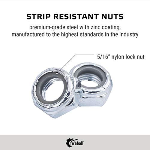 Fireball Dragon Precision Truck Hardware for Skateboard & Longboards