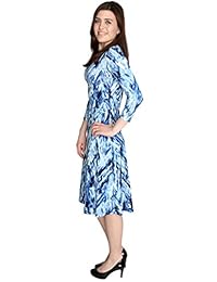 Bebé 'o mujer impreso ajuste y Flare Midi vestido largo