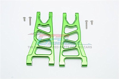 Arrma Granite 4x4 Mega Monster Truck Upgrade Parts Aluminum Front Lower Arms -6Pc Set Green