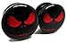 The Nightmare Before Christmas Ear Plugs - Acrylic Screw-On - New - 8 Sizes - Red Jack Skellinton - Pair