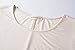 LARACE Womens Swing Tunic Tops Loose Fit Comfy Flattering T Shirt (2X, Beige)