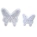 KALAIEN 2pcs Butterfly Sugarcraft Cookie Cutters DIY Embossing Cutter for Cake Decorating