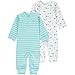 Wan-A-Beez Baby Boys' 2 Pack Printed Coverall