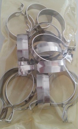 Graber 1inch Round Cafe Curtain Clips Nickel 14 Clips Per Package