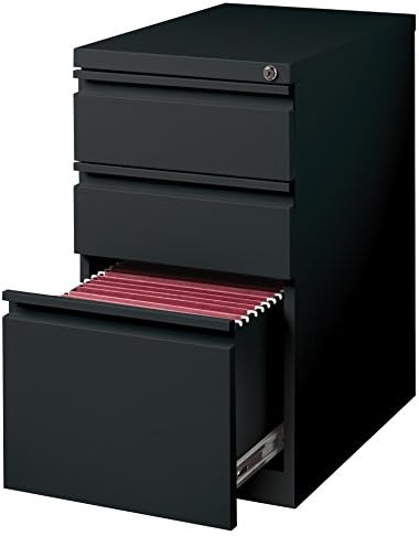 Amazon Com Hirsh Industries 3 Drawer Mobile File Cabinet File In Black Office Products