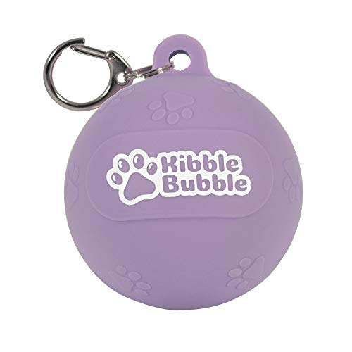 Kibble Bubble Dog Treat Pouch, Purple Ball