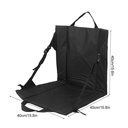 Portable Stadium Seat, Padded Folding Stadium Chair with Backrest