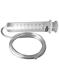 Yobett jeringa de plástico grande, 100ml +120cm (47 pulgadas) práctico tubo plástico