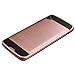 Alcatel One Touch Idol 3 (5.5) Case, JoJoGoldStar Brushed Design Hybrid, Slim Fit Heavy Duty Polycarbonate and Silicone TPU Hard Cover with Stylus and Screen Protector - Rose Gold