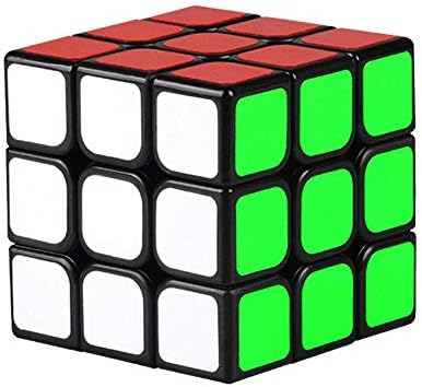 AnySell Speed Cube,Magic Cube,3x3x3 Puzzle Magic Cube, 56mm Smoothly Quiclky Twist Adjustable Speed Cube,Eco-friendly Durable Material ABS,Puzzle Cube For Kids Boys Toddler(Black)