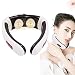 Back Neck Massager - Kneading Massage with Heat for Shoulders and Neck - Use at Home, Office, and Car (White)