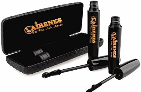 3D Fiber Lash Mascara - All Natural Fibers - Waterproof &amp; Sweat Resistance - Increases Eyelash Length, Thickness and Volume up to an Amazing 300%. By Airenes Naturales