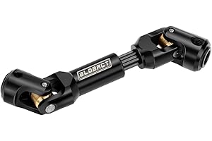 EPINON Stainless Steel Driveshaft Heavy-Duty Drive Shaft for TRX4 Axial SCX10 90046 AXI03007 RC 1/10 Crawler Car Upgrade Accessories (60-76mm)