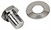 Crank Pulley Bolt, Extra Long, Chrome Plated Hex Head, Compatible with Dune Buggy