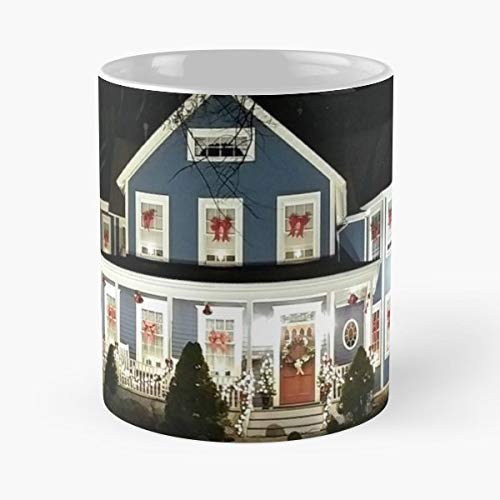 Amazon Com Merry Christmas Card Victorian Home Outside