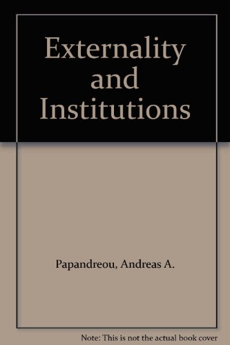 Externality and Institutions
