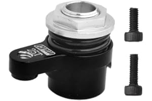 GPM 7075 Aluminum Alloy 25T Servo Saver Set Horn with Built-in Spring for Arrma 1/18 Granite GROM MEGA 380 Brushed 4X4 Monster Truck ARA2102 Upgrade Parts - Black