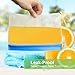 Reusable Storage Bags,Hobest 4 Stand Up Sandwich Bags, 3 BPA Free Snack Bags for Kids, 3 Leakproof Freezer Bags for Lunch 10 Pack