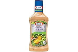 Kraft Fat Free Thousand Island Salad Dressing, 16 Ounce Bottles (Pack of 6)