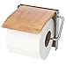 ToiletTree Products 100% Wooden Bamboo Deluxe Toilet Paper Holder
