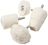 MATCC 4Pcs Polishing Buffing Pad Mop Wheel for Manifold,Aluminum,Stainless Steel,Chrome