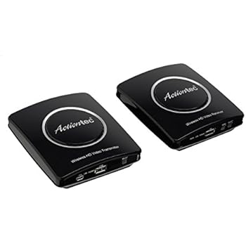 Actiontec Wireless HDMI Transmitter & Receiver Extender Kit, Full HD 1080P to Stream Video from Cable Box, Blu-Ray, DVR, PS4, Xbox to HDTV (My Wireless TV2 MWTVKIT01)