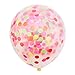 DECORA 8 Pieces Colorful Confetti Balloon 12 inch for Graduation Party and Birthday Party Decorations