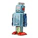 Catnew Cute Vintage Mechanical Clockwork Wind Up Metal Walking Robot Toy Children Kids Gift