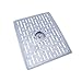 Rubbermaid Evolution Antimicrobial Sink Mat, Large, Clear