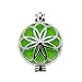 6 PCS Mixed Silver Round Aromatherapy Necklace Pendant Locket Essential Oil Diffuser Necklace Charms