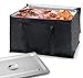 Nylon Large Insulated Food Delivery Bag; 23in x 13in x 15in(H)'; Commercial Catering Bag for Food Transport /Perfect Pizza Delivery Bag