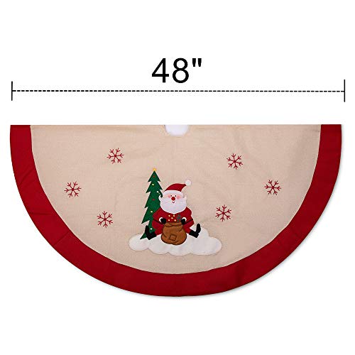 2 iPEGTOP+Burlap+Rustic+Christmas+Skirt