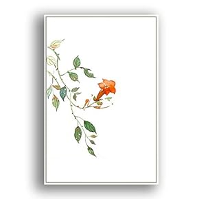 Framed Canvas Wall Art for Living Room, Bedroom Leaves Canvas Prints for Modern Home Decoration Ready to Hang - 16"x24" inches