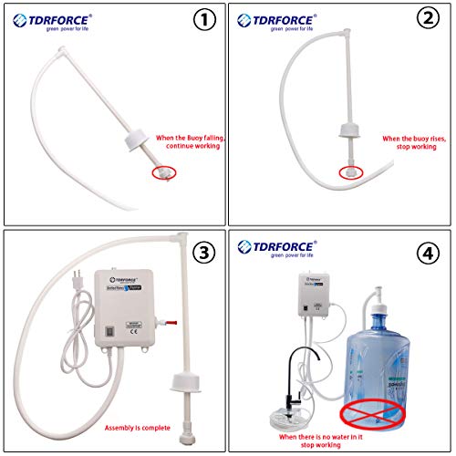 TDRFORCE 5 Gal Bottled Water Dispenser Pump Dispensing System 5 Gallon