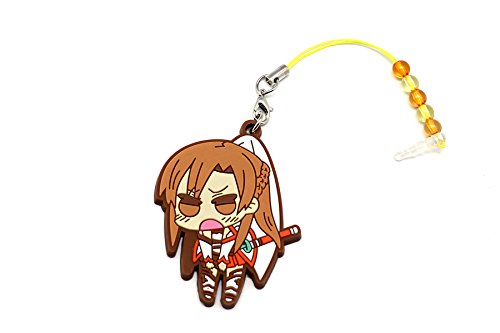 SDWKIT Sword Art Online Cosplay Accessory Cute Yuuki Asuna Rubber Cell Strap V1