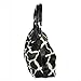 FASH Limited Giraffe Print Hobo Style Handbag, Top Dual Handle, One Size