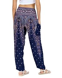 LOFBAZ Harem Pants for Women Yoga Boho Hippie