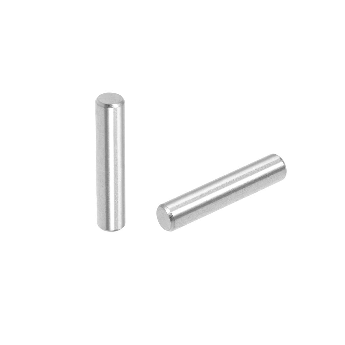 sourcing map 50Pcs 4mm x 20mm Dowel Pin 304 Stainless Steel Shelf Pegs Support Shelves Silver Tone