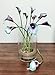 Angel Isabella Real Touch Calla Lily Artificial Flowers — Perfect for a Wedding, Prom, Christmas or Home Decor — Great as a Boutonniere, Corsage or Centerpiece - 10 Stems, Blue Turquoise with Purple