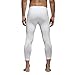 adidas mens Alphaskin Sport 3/4 Tights White Large