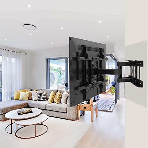 Full Motion TV Wall Mount Articulating Arms Swivel Tilt Rotation for