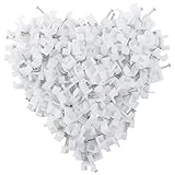 Ethernet Cable Clips Jadaol 200 Pieces for Cat7 Cables (White-8mm)