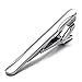 PiercingJ 3pcs Stainless Steel Exquisite GQ Classic Tie Bar Clips,2.3 Inches