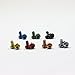 7 Colors Mountain Bike Disc Brake Rotor Bolts MTB Bicycle M510mm Brake Rotor Screws 12pcs/Lot