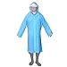 AIRCEE Lightweight Raincoat Rain Cape Poncho /w Backpack Position (Blue)