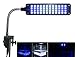 MingDak Aquarium Light for Fish Tanks Clip on Fish Tank Light 48 LEDs White & Blue for 1-5.5 Gallon