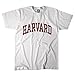 Ivysport Harvard University Short-Sleeve T-Shirt, Classic, White, X-Large