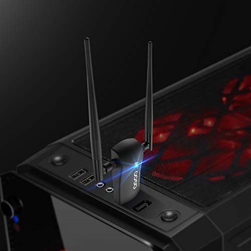 Wireless USB WiFi Adapter for PC, QGOO WiFi Adapter USB 3.0 AC1200 High